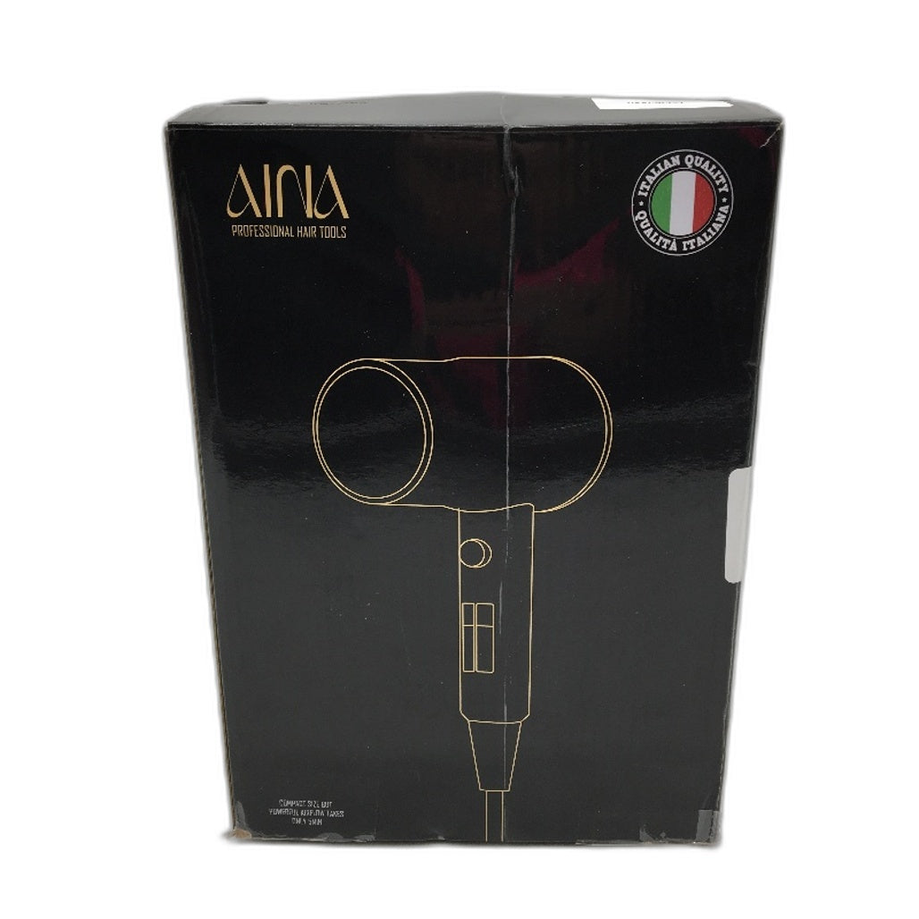 Aina 1800W Corded Electric 230V Hair Blow Dryer with Diffuser in Grey NEW