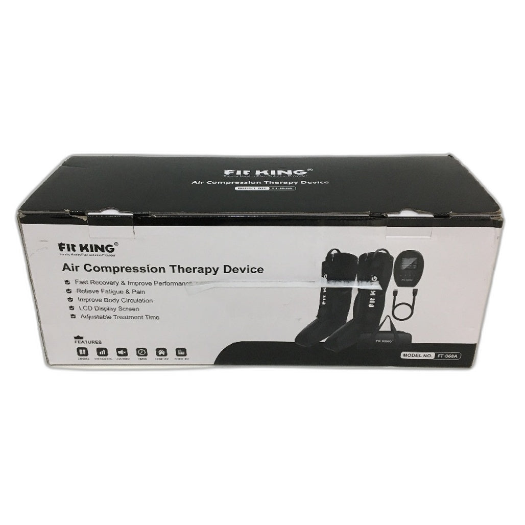 Fit King FT-068A 3 More 9 Intensity Air Compression Leg Therapy Device NEW