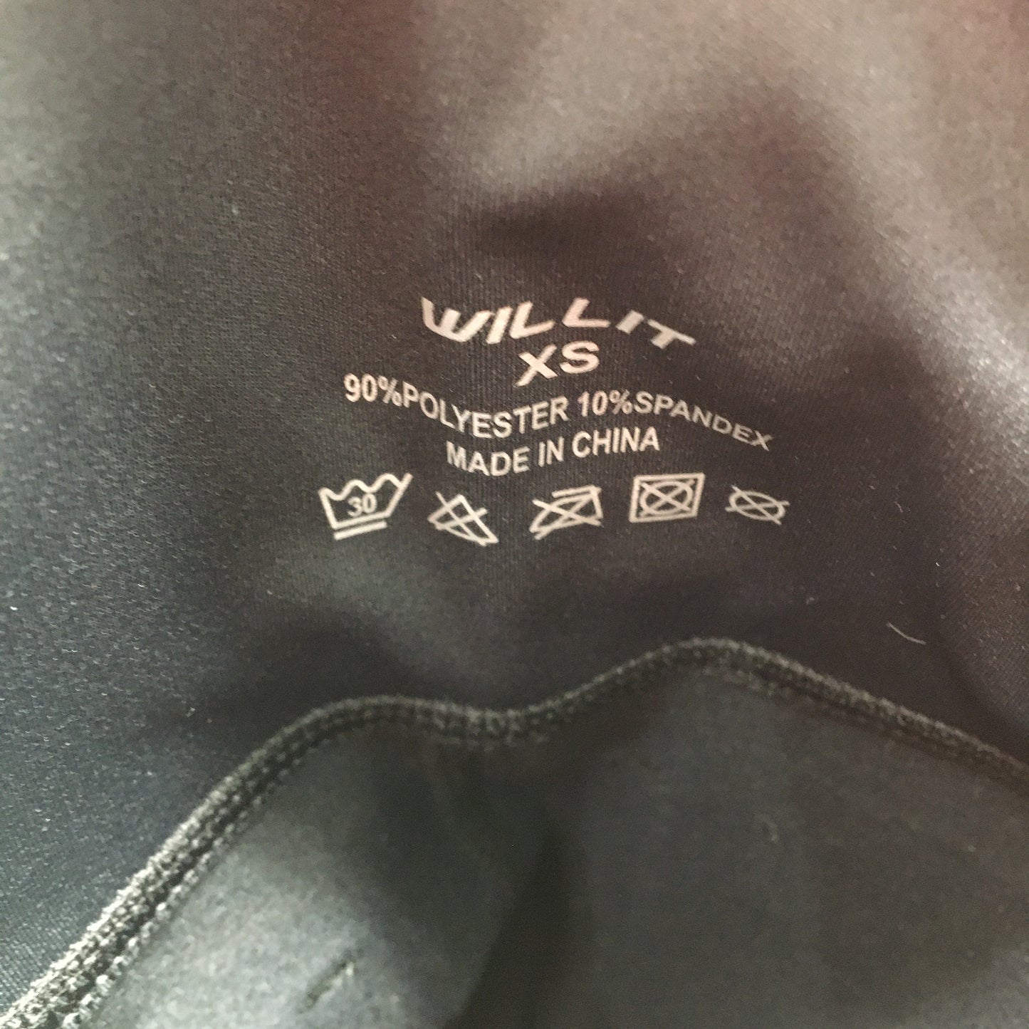 Willit Fleece Lined Thermal Black Training Leggings Ladies Size XS NEW