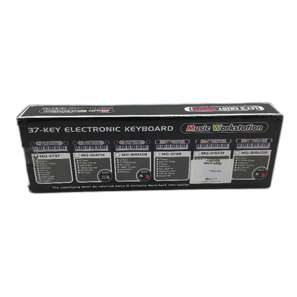 MQ-3737 37 Key Electronic Piano Keyboard Kids Musical Instrument Toy DEMO