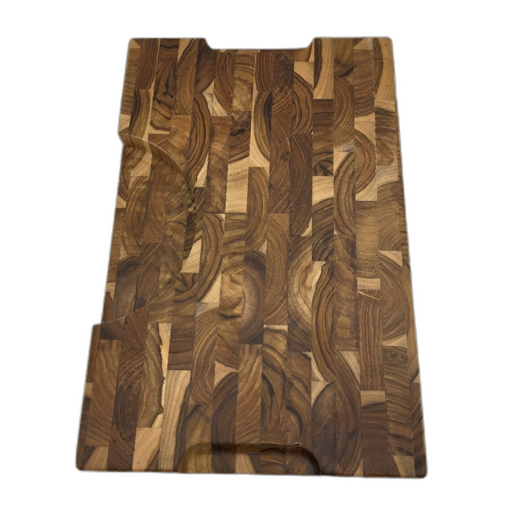 Babilonia 15.7 Inch Extra Thick Teak Wood Premium Chopping Butcher Block NEW