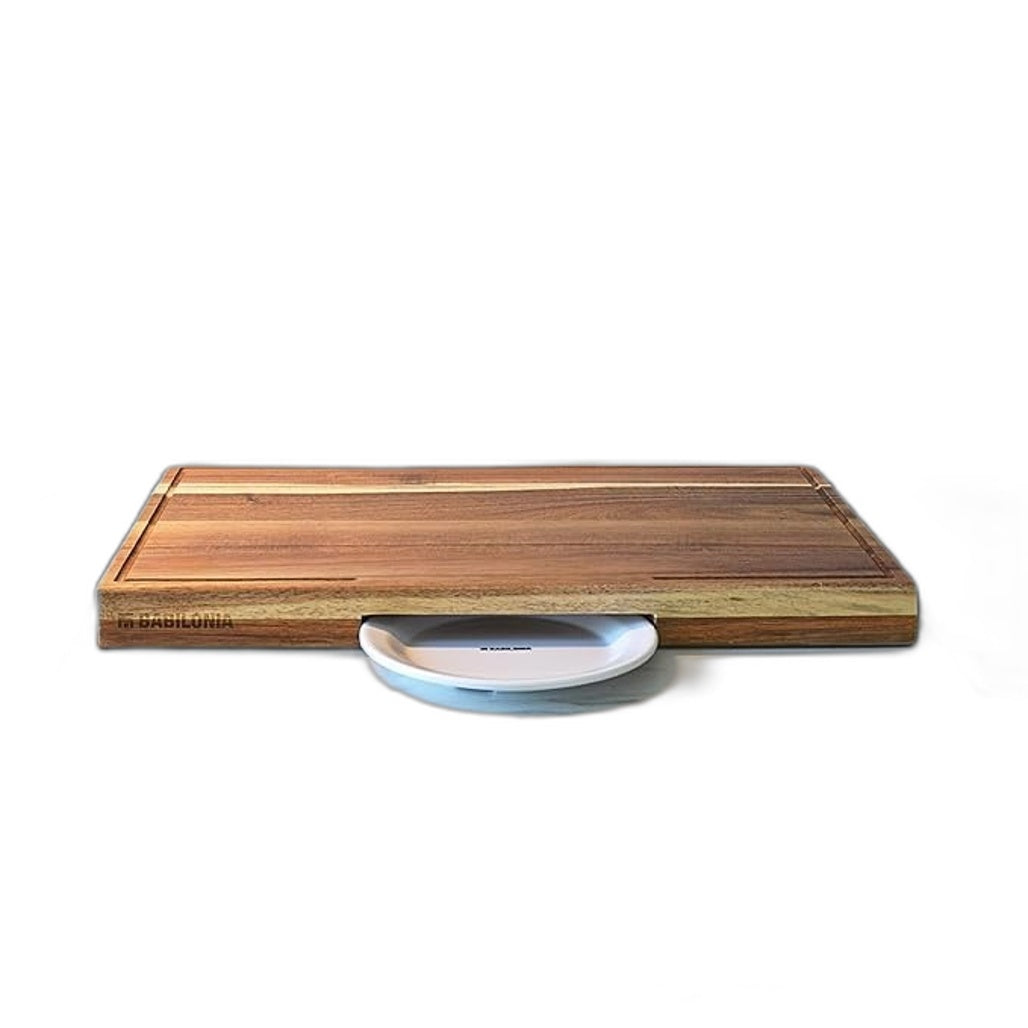 Babilonia 15.7 Inch Extra Thick Heavy Duty Acacia Wooden Chopping Board NEW