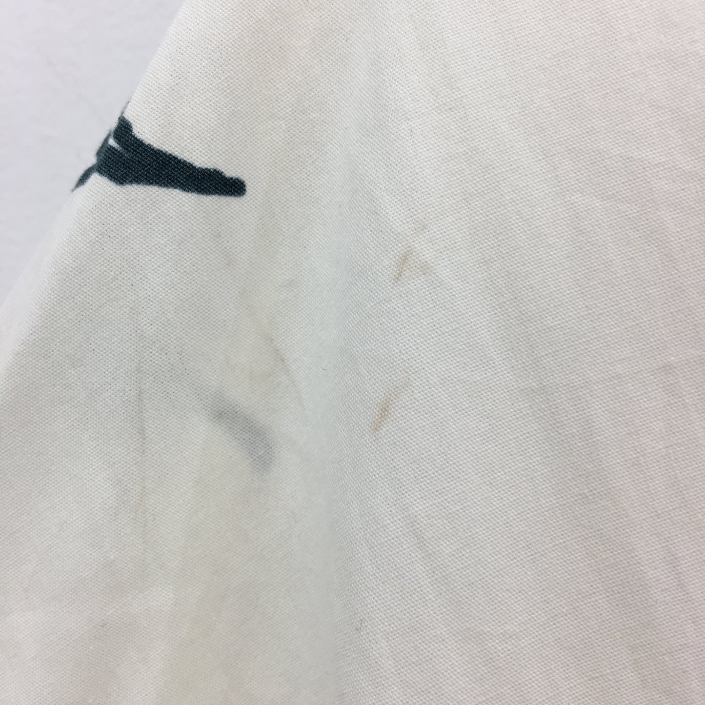 Zara 100% Cotton Cream With Green Leaf Short Sleeve Dress Ladies Size M NEW