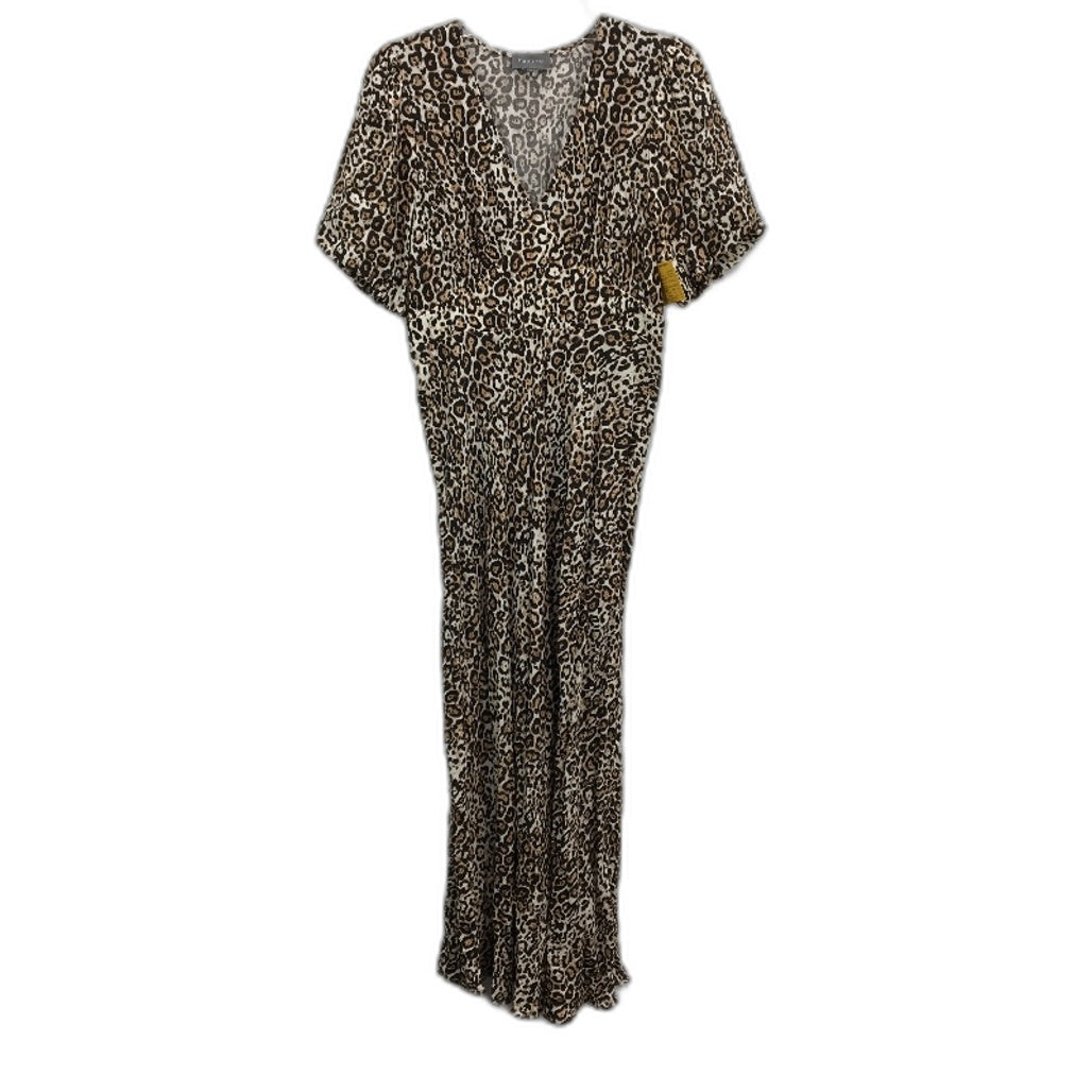 Tokito Myer Animal Print Short Sleeve A-Line Long Summer Dress Ladies Sze 10 NEW