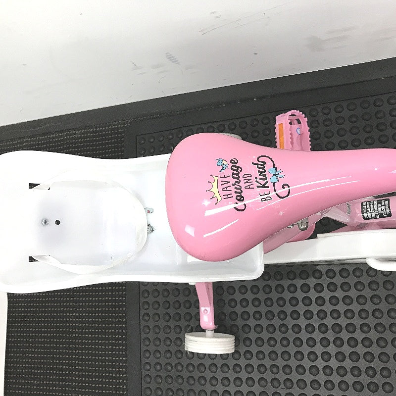 Disney Princess 40cm Pink Bike With Training Wheels, Doll Carrier & Basket DEMO