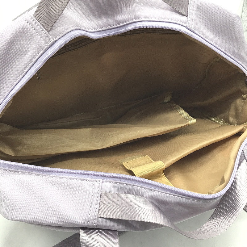 Lilac Purple Multi Zip Softshell Travel Laptop Bag Removable Shoulder Strap NEW