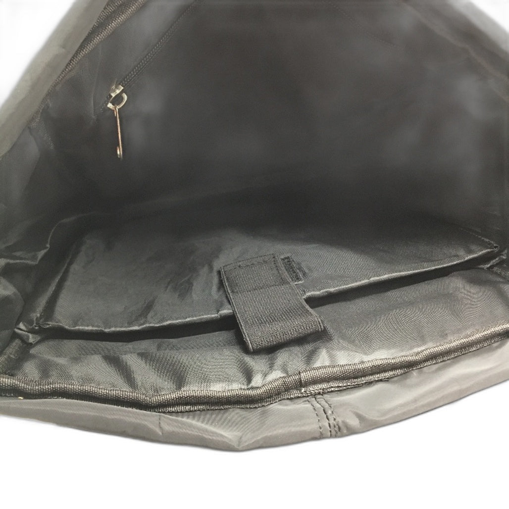 Explorer Black Travel Hiking Multifunctional Drawstring Flip Top Backpack NEW