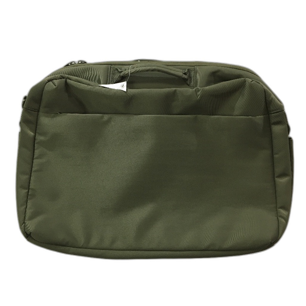 Olive Green Multi Zip Softshell Work Travel Laptop & Luggage Bag NEW
