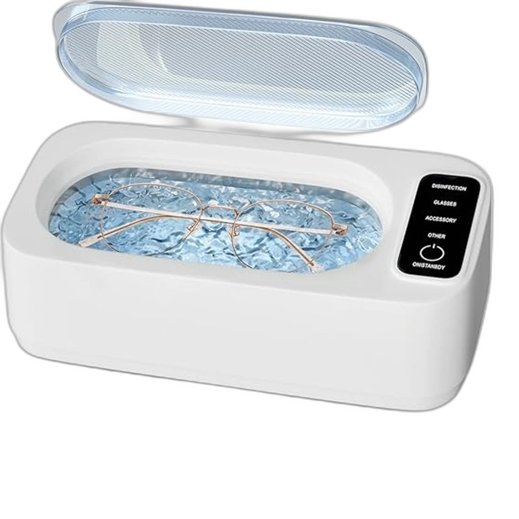 Ultrasonic Cleaner 350ML Stainless Steel 4 Modes Glasses Jewellery Denture NEW