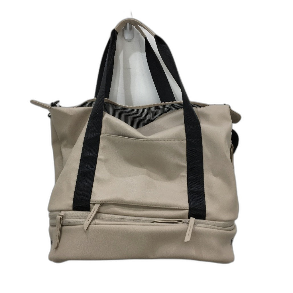 Large Capacity Expandable Baby Diaper Tote Mummy Bag With Straps Tan NEW