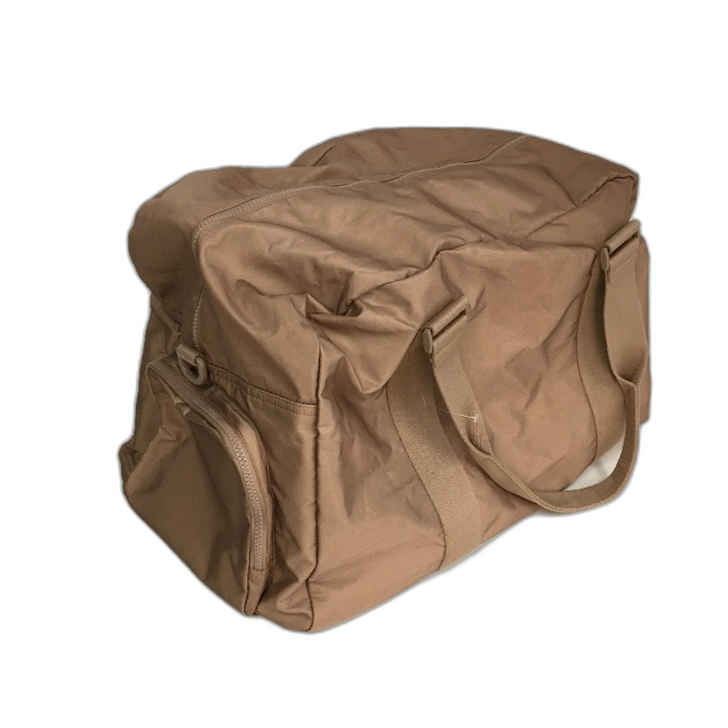 Casual Large Capacity Weekender Duffle Bag With 2 Side Zipper Pockets Copper NEW