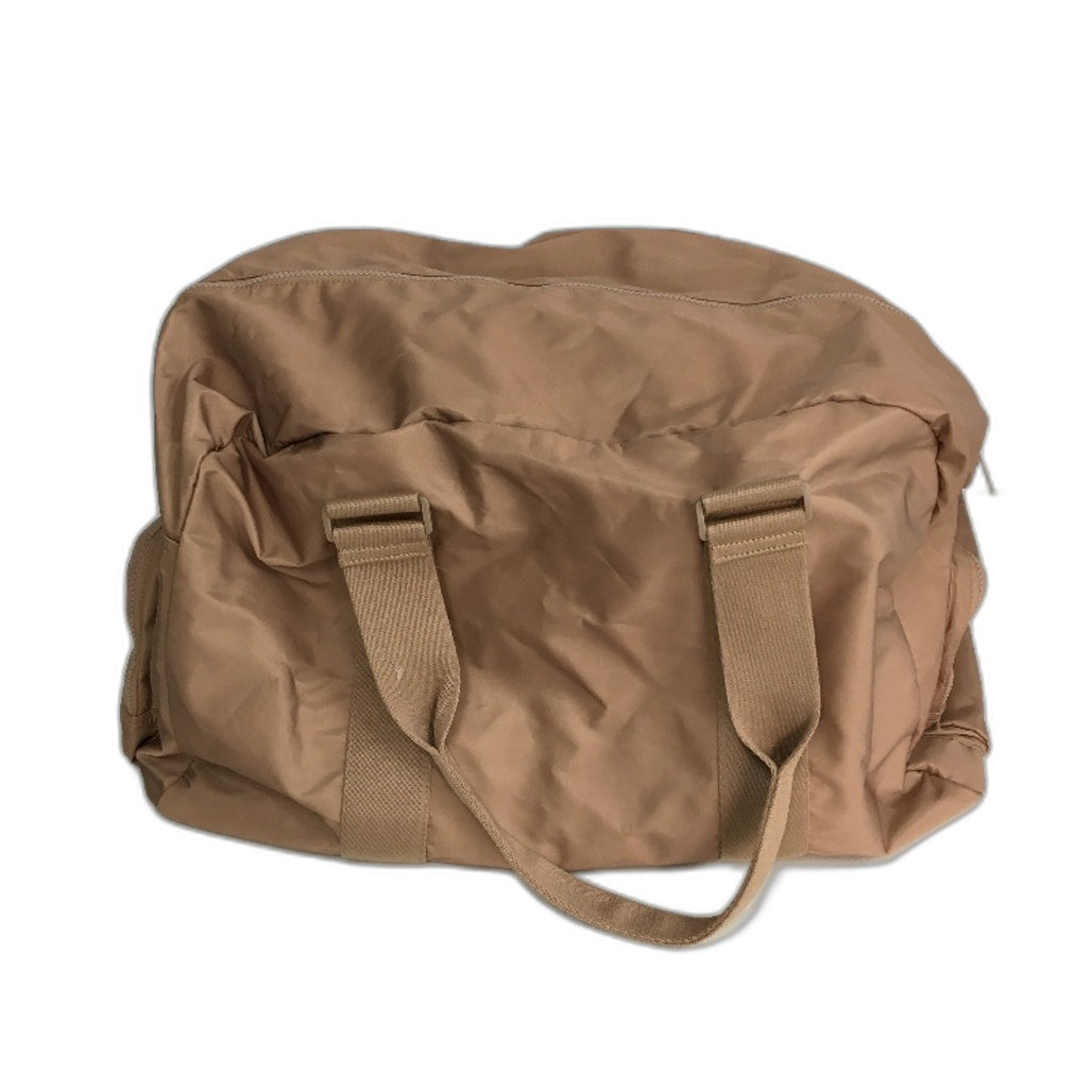 Casual Large Capacity Weekender Duffle Bag With 2 Side Zipper Pockets Copper NEW