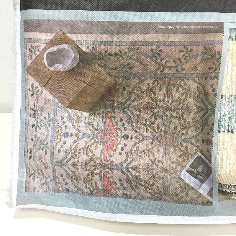 Kirkton House Leaves Vintage Machine Washable Foldable Rug 1.8 x 2.7m NEW