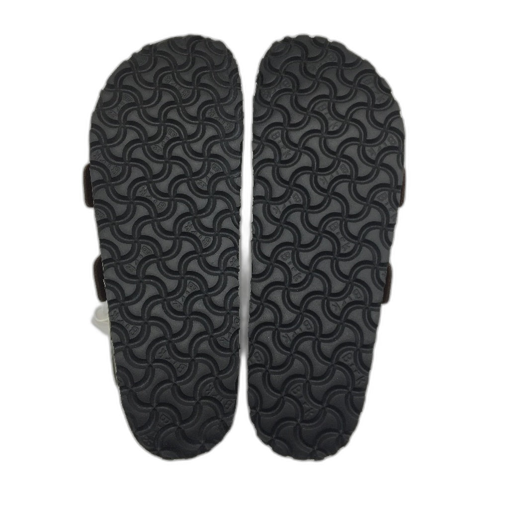 Papillio Vegan PU Leather Look Brown Slide Sandals Unisex US M9 L11 EU 42 NEW