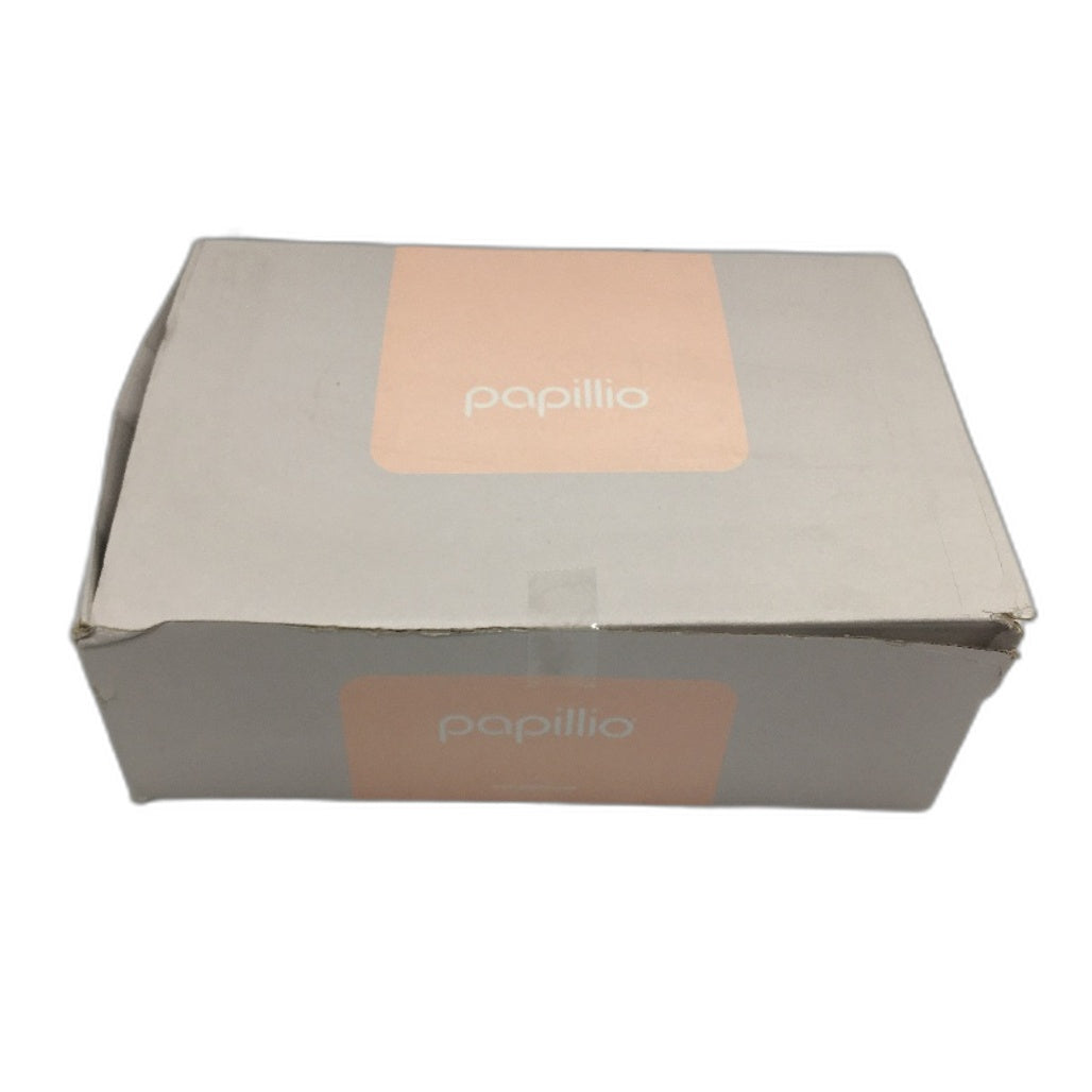 Papillio Vegan PU Leather Look Brown Slide Sandals Unisex US M9 L11 EU 42 NEW