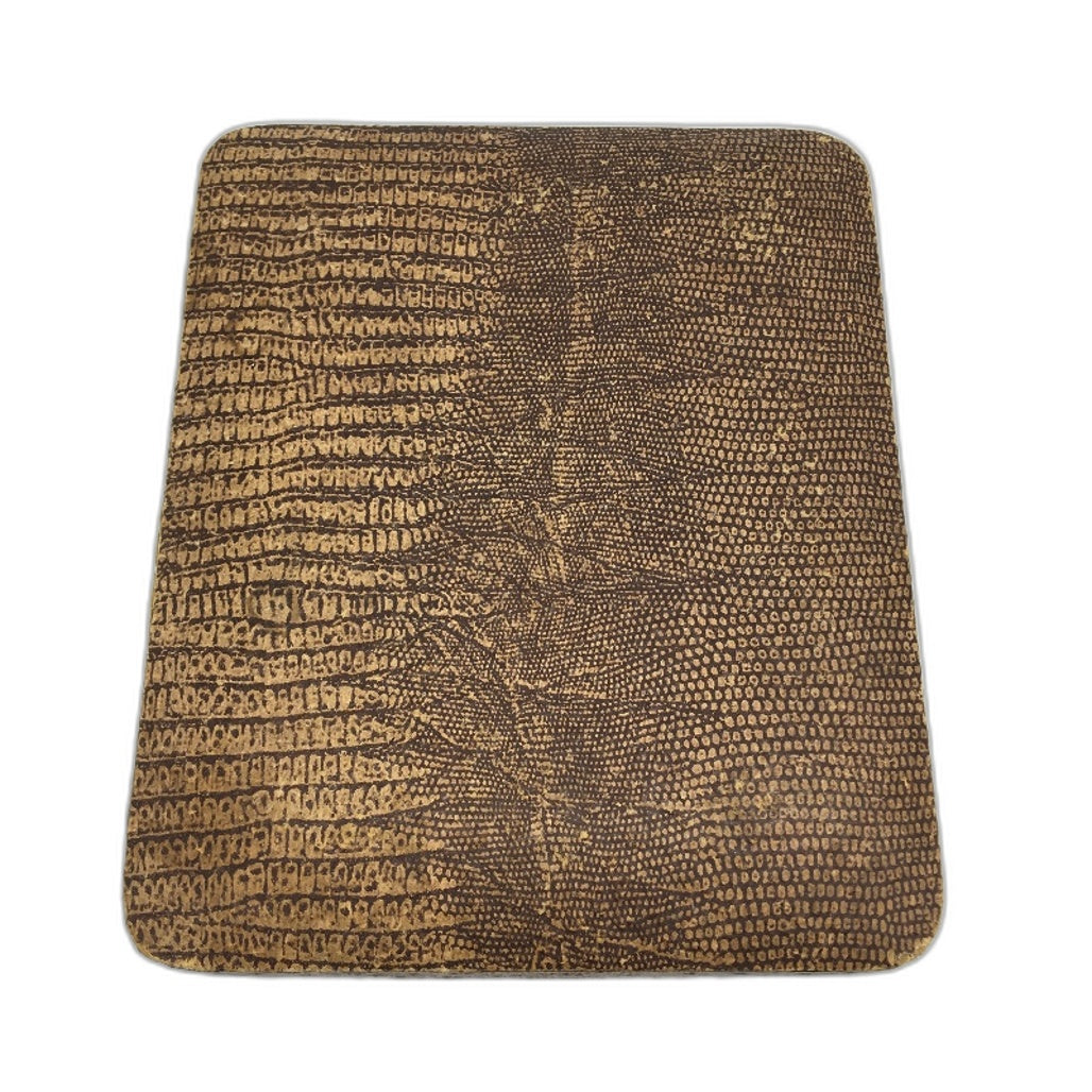 VINTAGE Apex 6 Piece Brass Coloured Metal Tea Spoon Set In Original Box