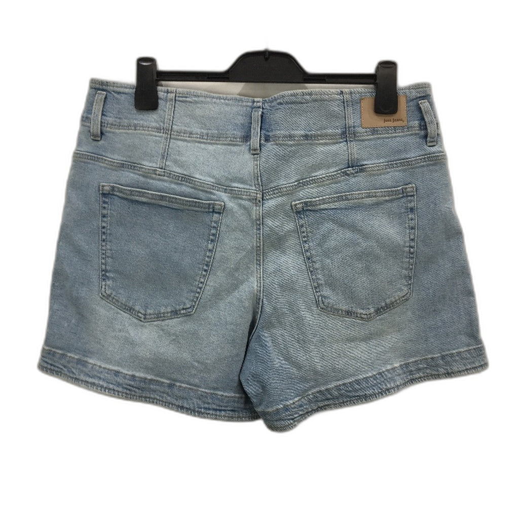 Just Jeans Mid Blue Double Button Vintage Look Denim Shorts Ladies Size 16 NEW