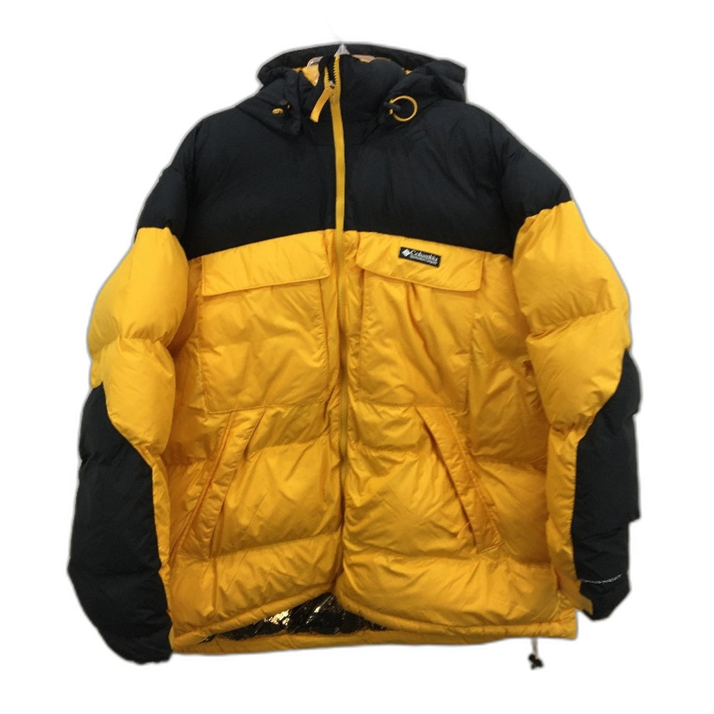 Columbia Ballistic Ridge Oversized Gold OmniHeat Puffer Jacket Mens Size XL DEMO