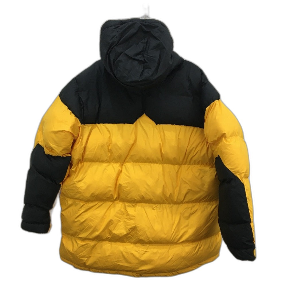 Columbia Ballistic Ridge Oversized Gold OmniHeat Puffer Jacket Mens Size L DEMO