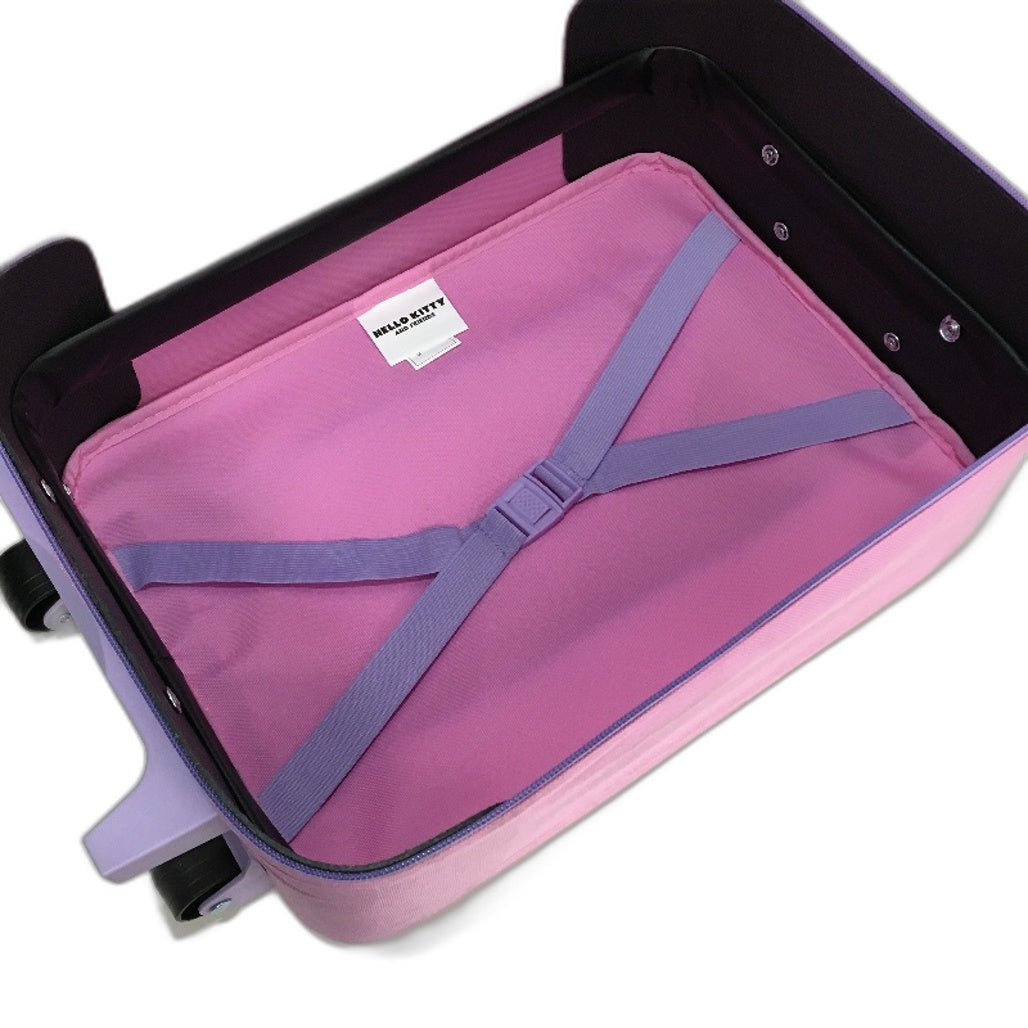 Sanrio Hello Kitty and Friends 4 Piece Pink and Purple Travel Luggage Set NEW