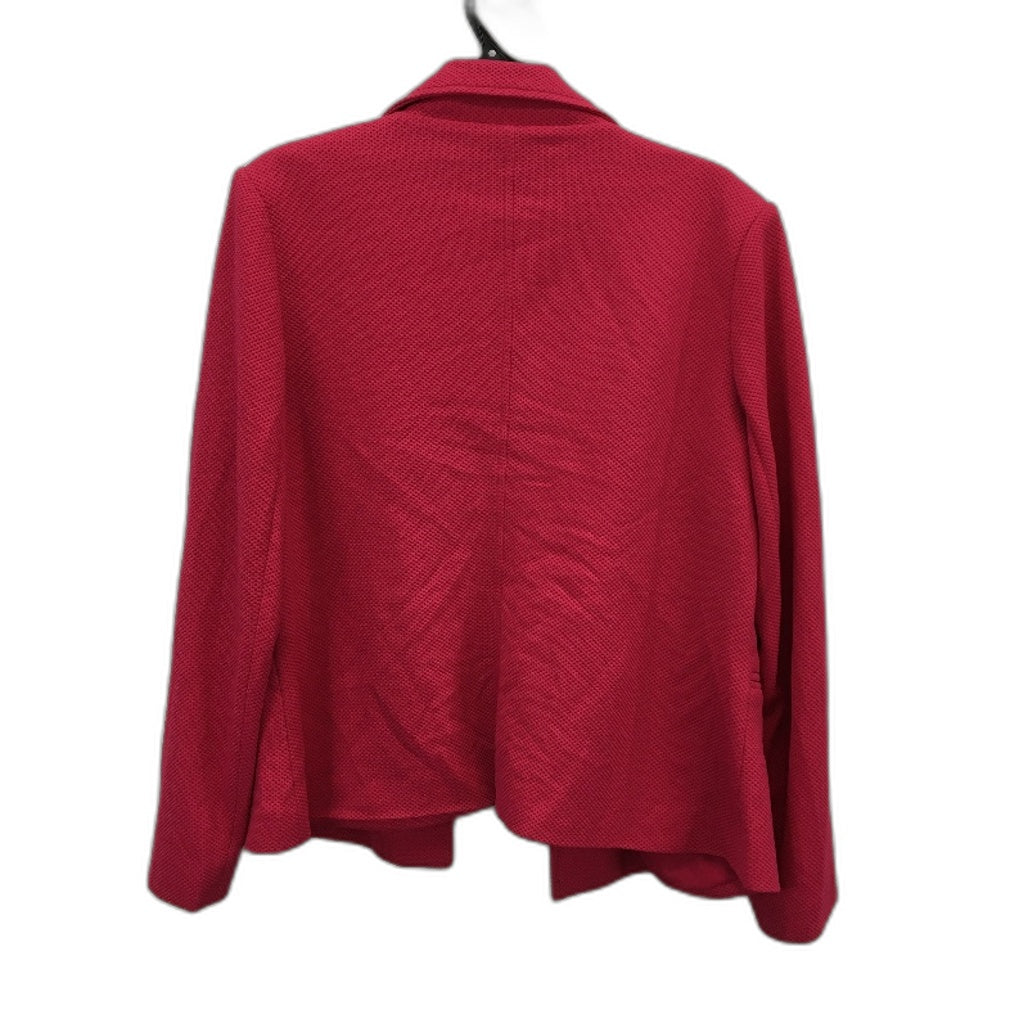 Liz Jordan Fuschia Pink Knit Waffle Weave Short Jacket Ladies Size 14