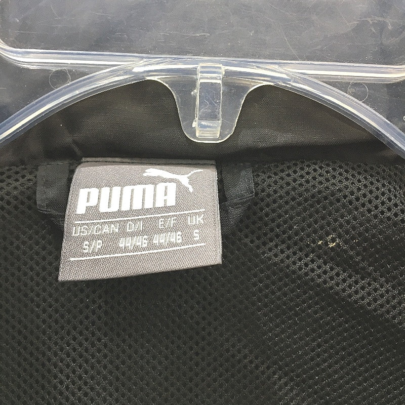 Puma Black Classic Wind Breaker Hidden Hood In Coallr Jacket Mens Size Small