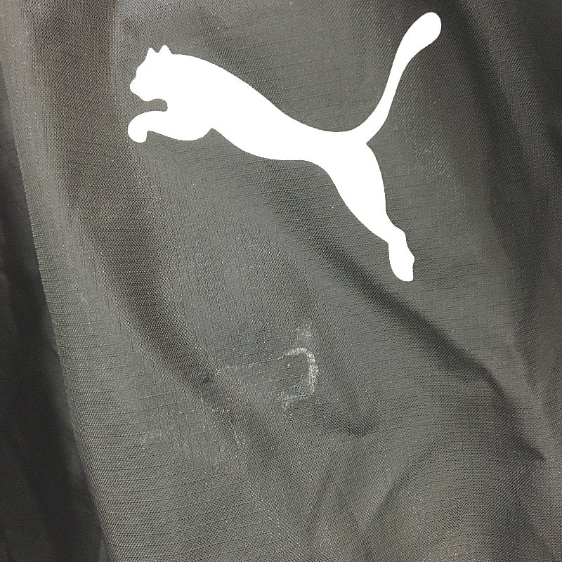 Puma Black Classic Wind Breaker Hidden Hood In Coallr Jacket Mens Size Small