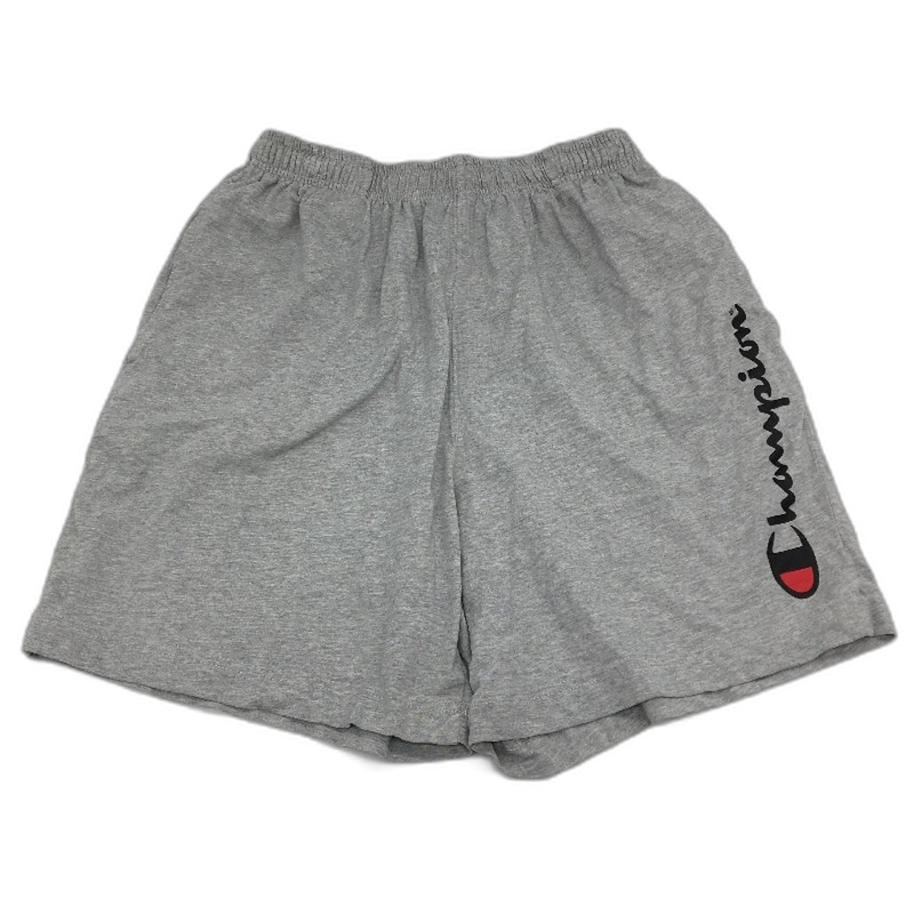 Champion Soft Light Grey 100% Cotton Relaxed Fit Jersey Shorts Mens Size M