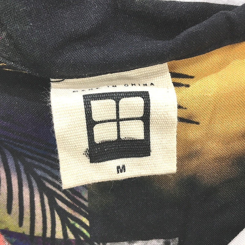 Insight Black Wish You Were Here Short Sleeve Resort Shirt Mens Size M NEW