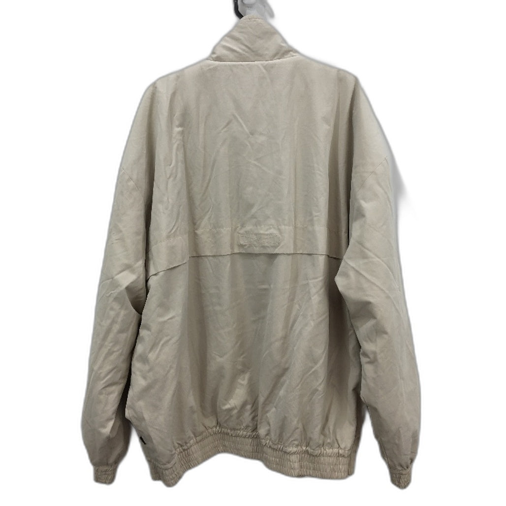 Spencer Project Sand Beige Fleece Lined Zip Up Jacket Mens Size Large NEW