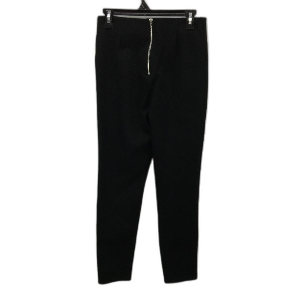 Metalicus Capri Style Black Back Zipper Stretch Pants Ladies Size M/L