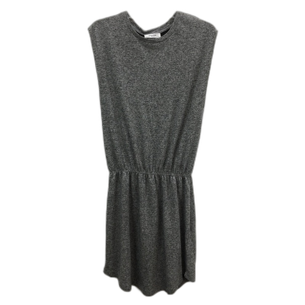 MSCH Coppenhagen Grey Short Sleeve Stretchy Harper Mila Dress Size Small NEW