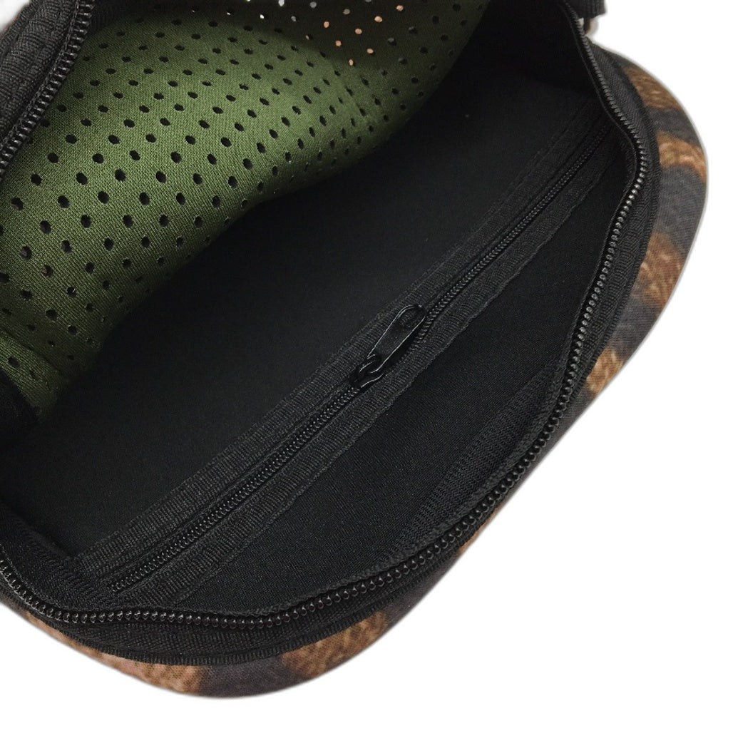 Parfait Ce Cabas Neoprene Brown Animal Print Multi-Use Mini Shoulder Bag NEW