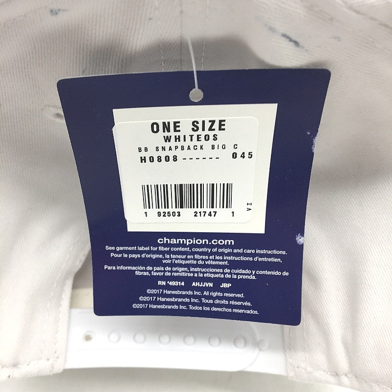 Champion 3 Pack White Embroidered Logo Snapback Baseball Caps Unisex OSFM NEW