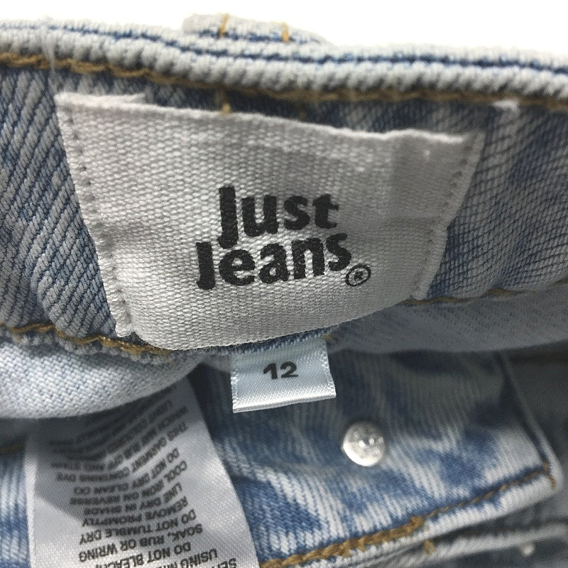 Just Jeans Light Blue Ripped Knee Baggy Mid Rise Denim Jeans Ladies Size 12 NEW