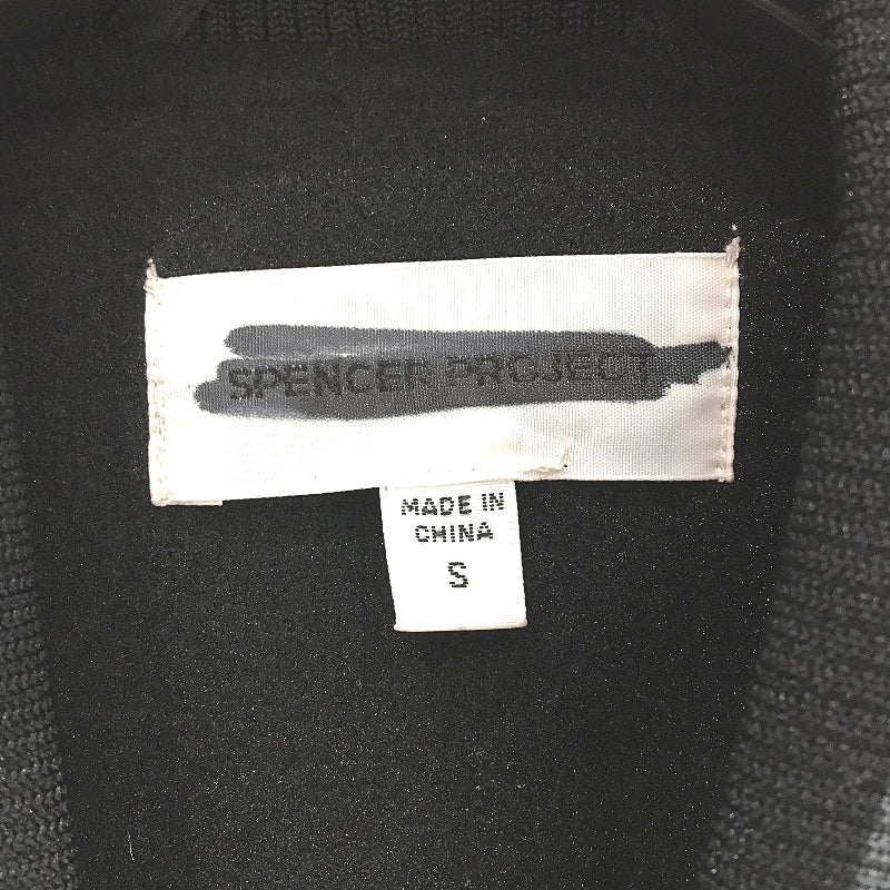 Spencer Project Solid Black Varsity University Style Jacket Size Small NEW