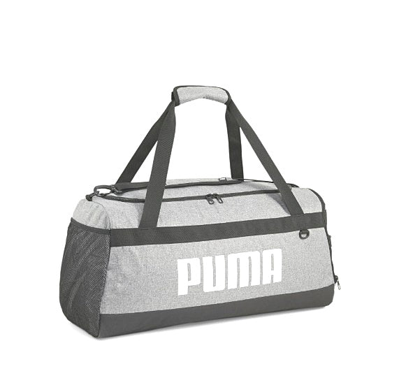 Puma Sports 58L Grey Heather Challenge Medium Holdall Toploader Duffle Bag NEW