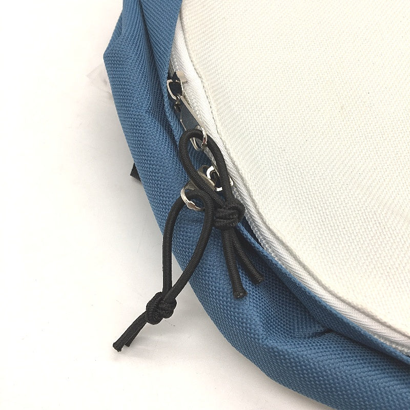 Dual Colour Navy Blue & White 14.5L Junior Classic Lightweight Backpack 40cm NEW