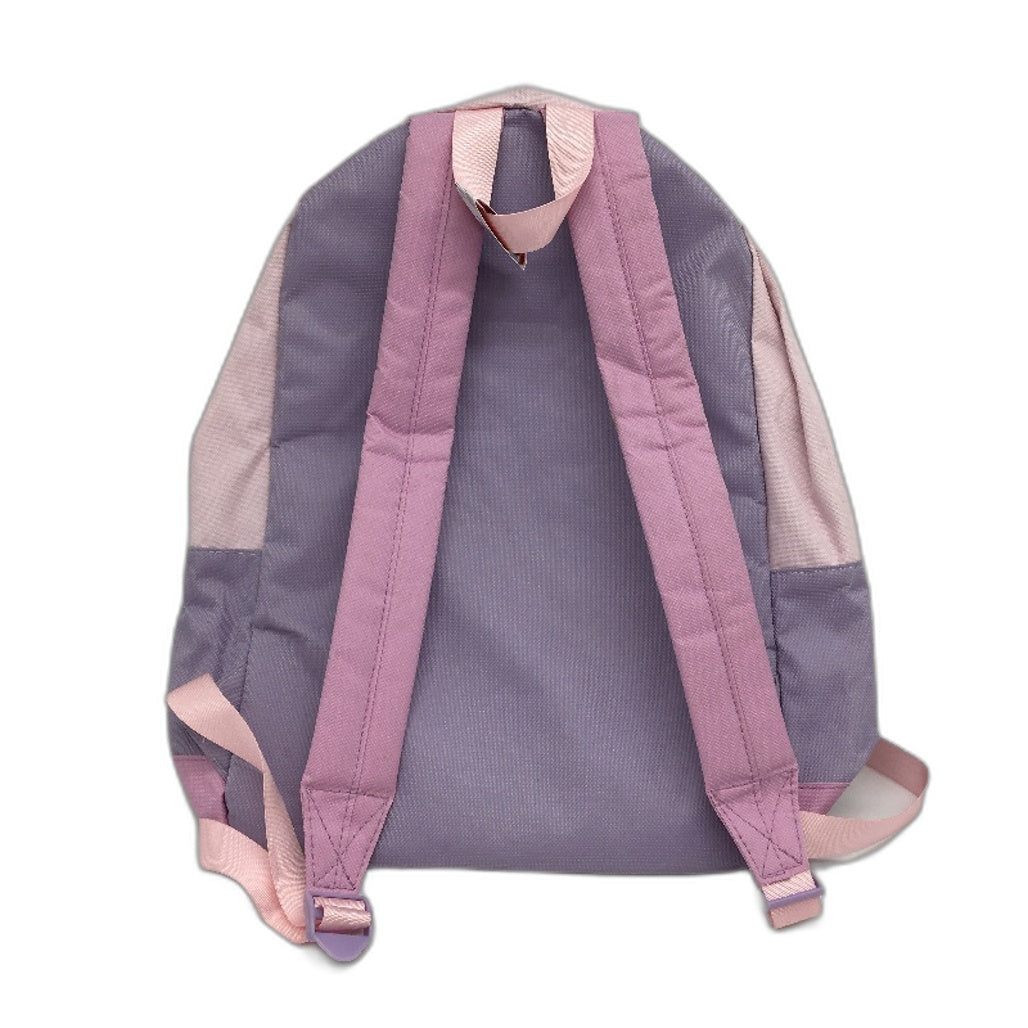 Dual Pink & Purple 14.5L Junior Classic Lightweight Kids Backpack 40cm NEW