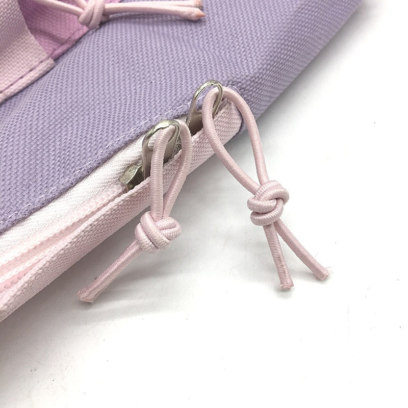 Dual Pink & Purple 14.5L Junior Classic Lightweight Kids Backpack 40cm NEW