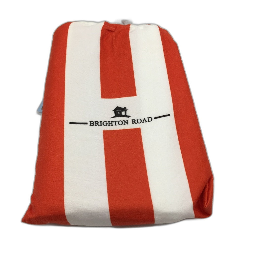 Brighton Road 2Pck Red Orange Sand Free Lightweight Microfibre Beach Towels NEW