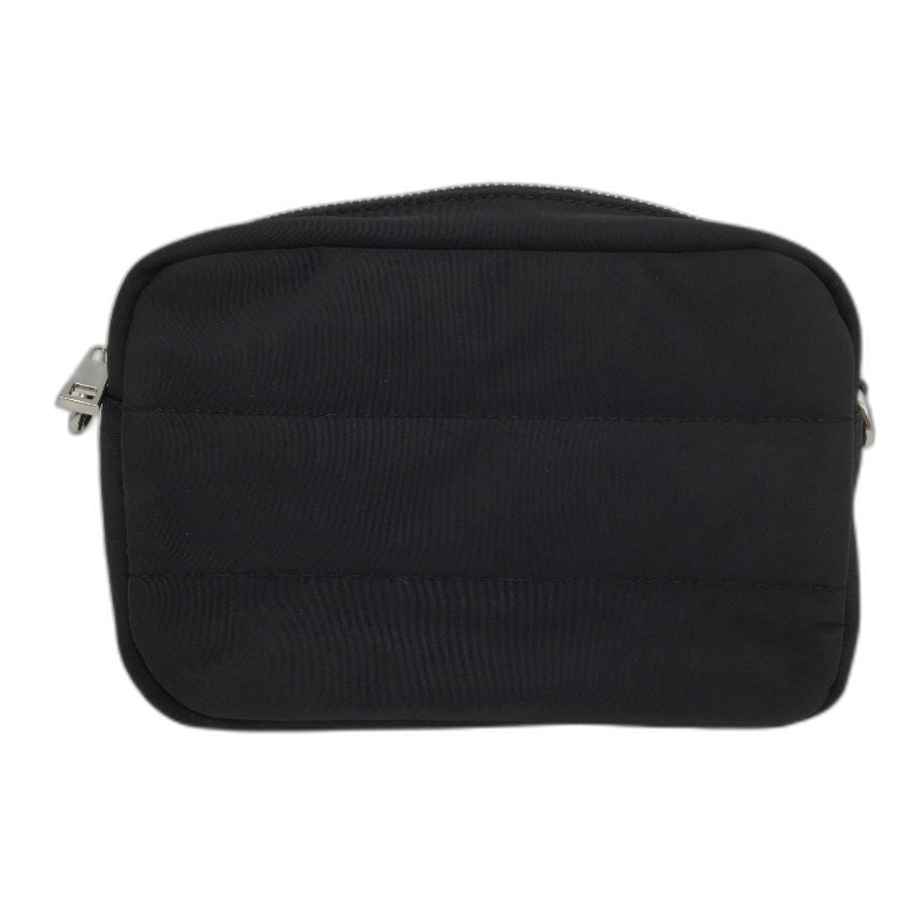 PETA & JAIN Casual Quilted Padded Crossbody Camera Bag Phone Pouch Black NEW