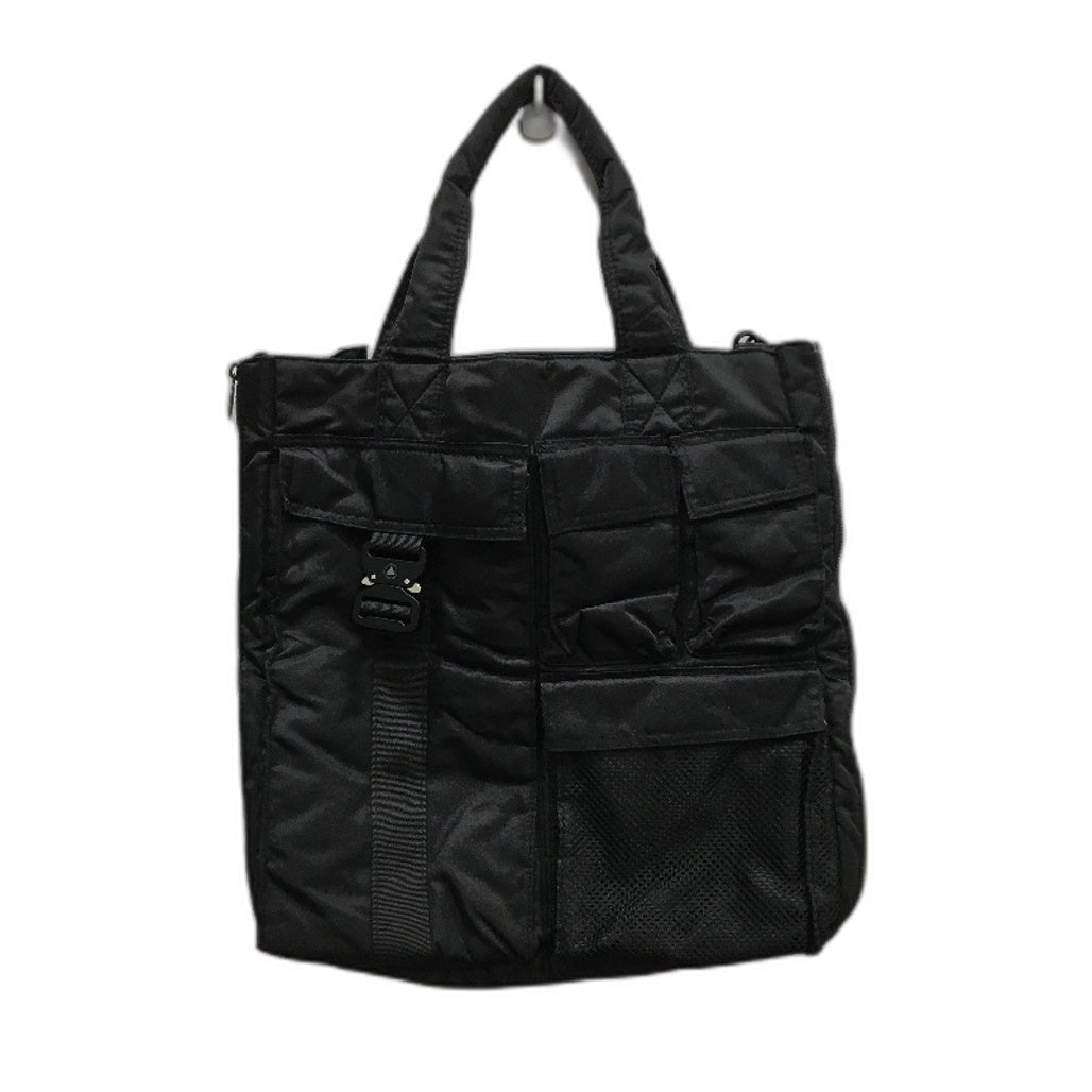 Blacknoise Whiterain Large Expandable Nylon Utility Worker Bag Black Unisex NEW