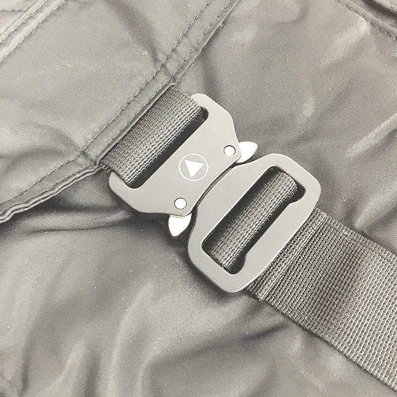 Blacknoise Whiterain Large Expandable Nylon Utility Worker Bag Black Unisex NEW