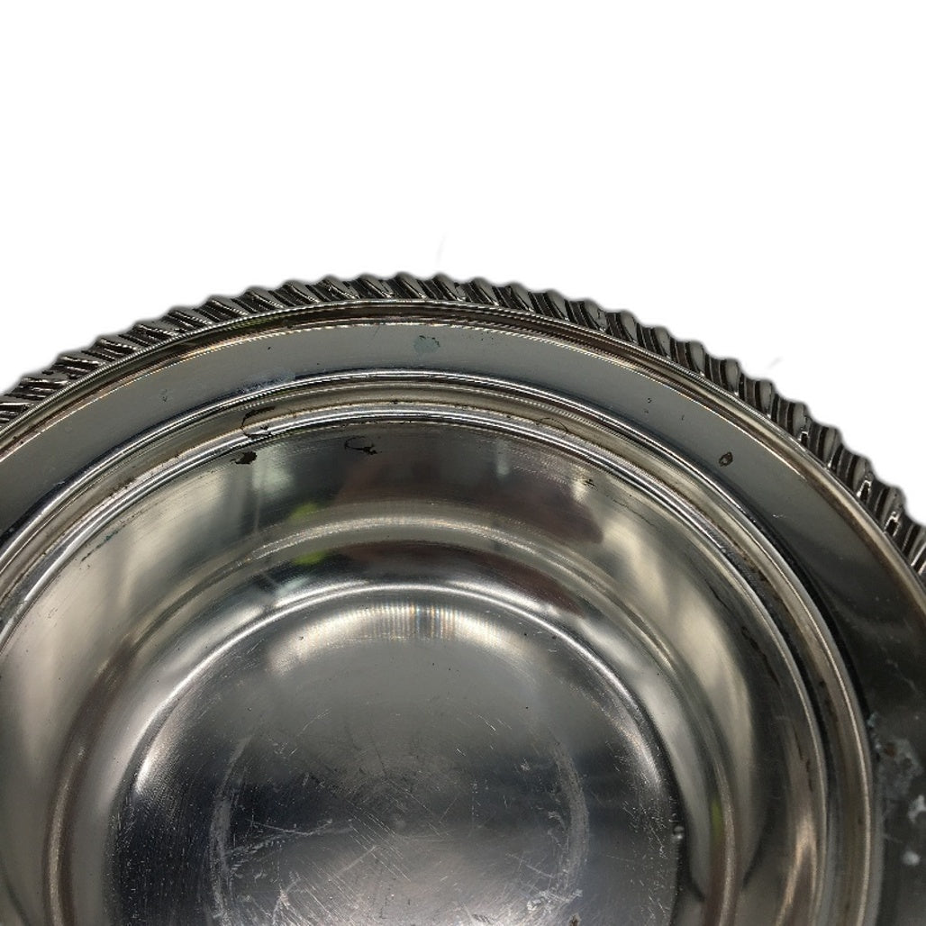 ANTIQUE Hecworth Repoduction Old Shefield Silver Plated Dish With Lid 15cm