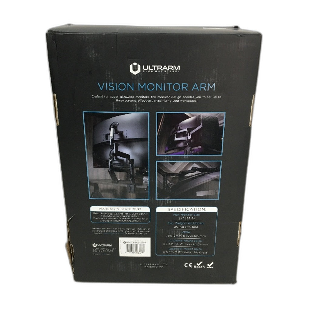 Ultrarm Vision Monitor Modular Heavy Duty Monitors Up To 57 Inch & 20KG
