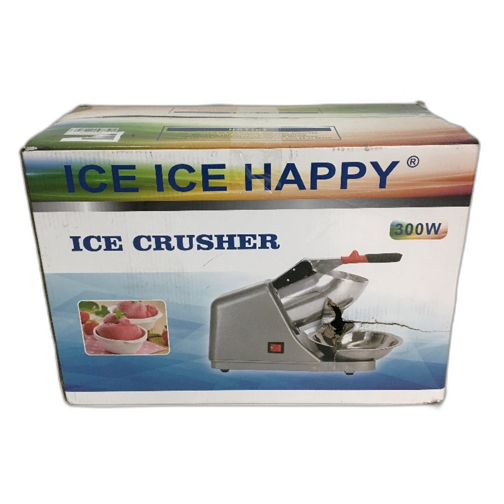 Roedeer High Power Ice Crusher Shaved Ice Machine Stainless Steel Blade 300W