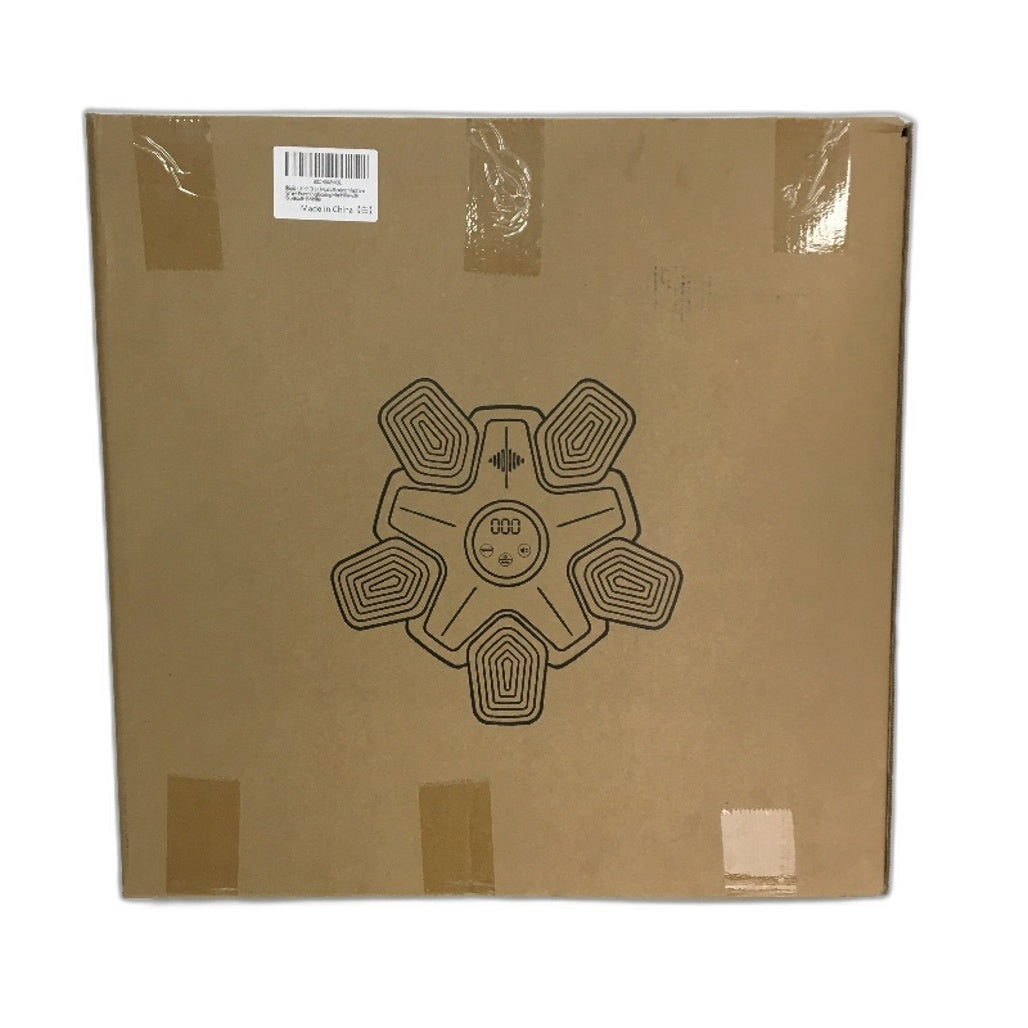 Music Boxing Target Machine With Lights Wall Mounted Bluetooth White NEW