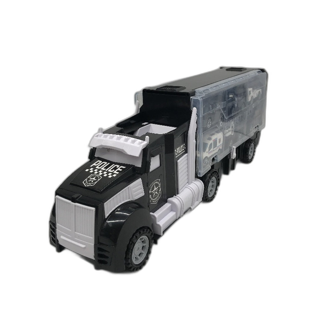 NIPLOOOW Transport Vehicle Truck Toy Set With Play Mat Die-Cast Cars Age 3Y+ NEW