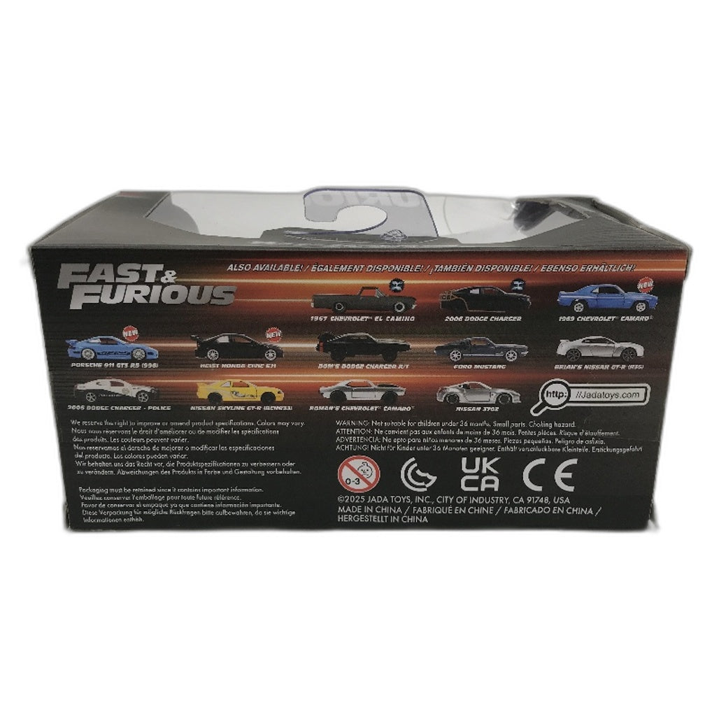 Jada Fast & Furious 1:32 Nissan GT-R R35 Ben Sopra Diecast Metal Toy Car NEW